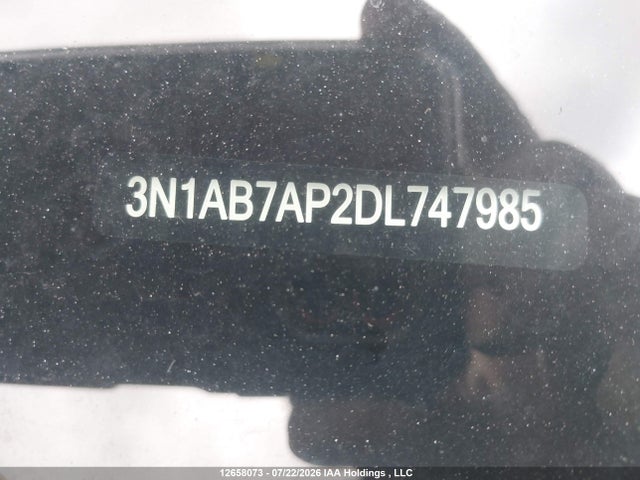 2013 Nissan Sentra S/sv/sr/sl მანქანა იყიდება აუქციონზე, vin: 3N1AB7AP2DL747985, აუქციონის ნომერი: 12658073