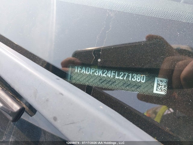 12658074 :رقم المزاد ، 1FADP3K24FL271380 vin ، 2015 Ford Focus مزاد بيع