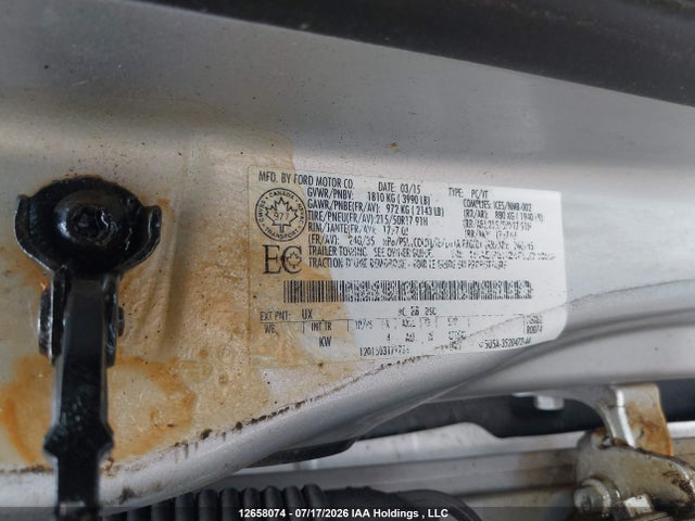 12658074 :رقم المزاد ، 1FADP3K24FL271380 vin ، 2015 Ford Focus مزاد بيع