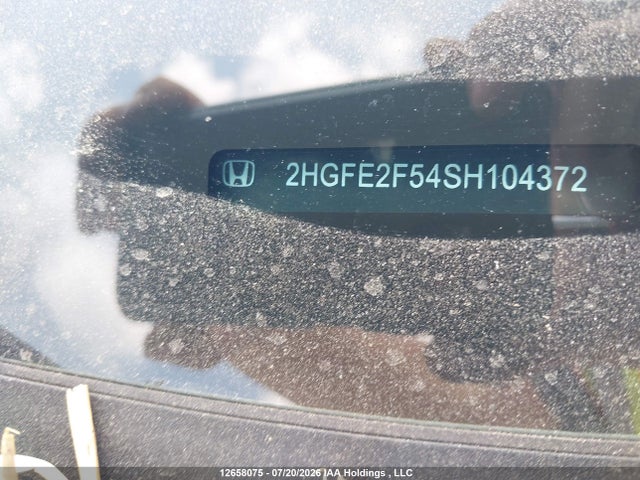 2HGFE2F54SH104372 Honda Civic Sport