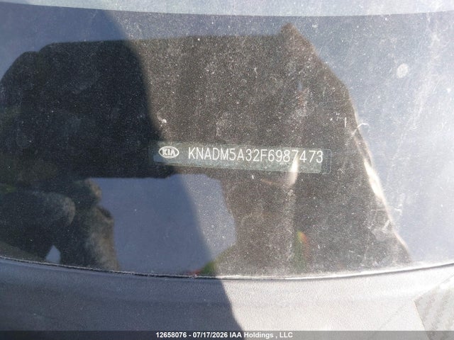12658076 :رقم المزاد ، KNADM5A32F6987473 vin ، 2015 Kia Rio Ex/lx/lx+/sx مزاد بيع