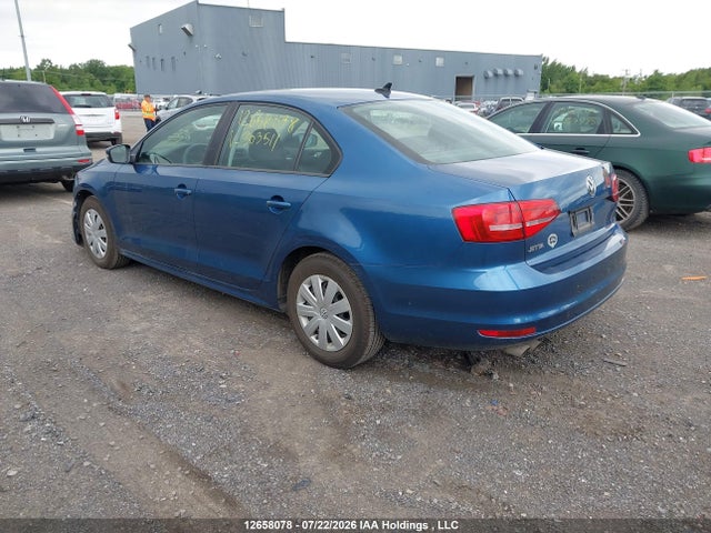 12658078 :رقم المزاد ، 3VW2K7AJ7FM303511 vin ، 2015 Volkswagen Jetta 2.0l Trendline/2.0l Trendline+ مزاد بيع