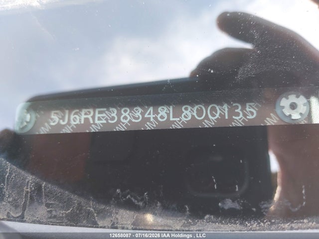 2008 Honda Cr-v Lx მანქანა იყიდება აუქციონზე, vin: 5J6RE38348L800135, აუქციონის ნომერი: 12658087