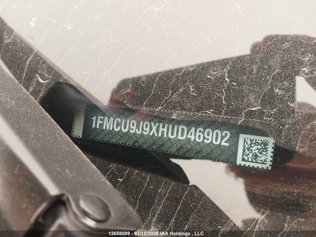 Продаж на аукціоні авто 2017 Ford Escape Titanium, vin: 1FMCU9J9XHUD46902, номер лоту: 12658089
