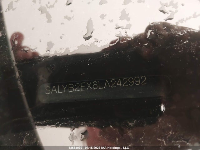 12658092 :رقم المزاد ، SALYB2EX6LA242992 vin ، 2020 Land Rover Range Rover Velar P250 S مزاد بيع