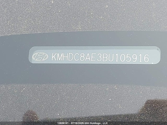 12658101 :رقم المزاد ، KMHDC8AE3BU105916 vin ، 2011 Hyundai Elantra Touring Gls/se مزاد بيع