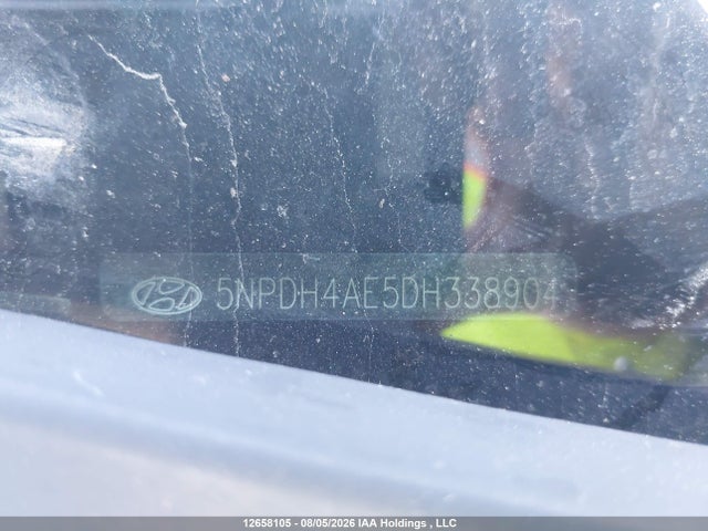 2013 Hyundai Elantra Gls მანქანა იყიდება აუქციონზე, vin: 5NPDH4AE5DH338904, აუქციონის ნომერი: 12658105