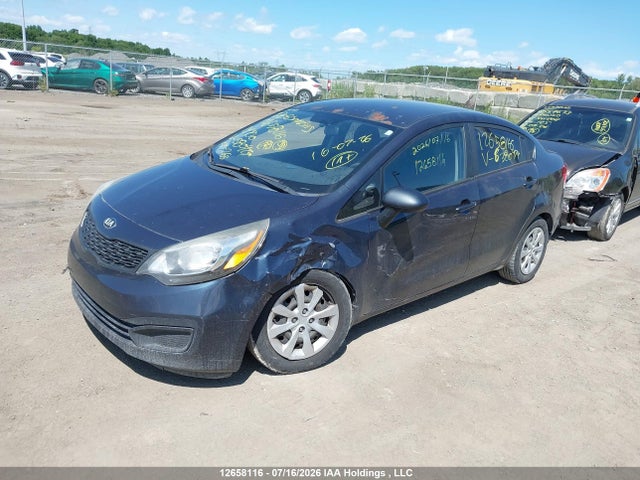 12658116 :رقم المزاد ، KNADM4A32E6380479 vin ، 2014 Kia Rio Lx مزاد بيع