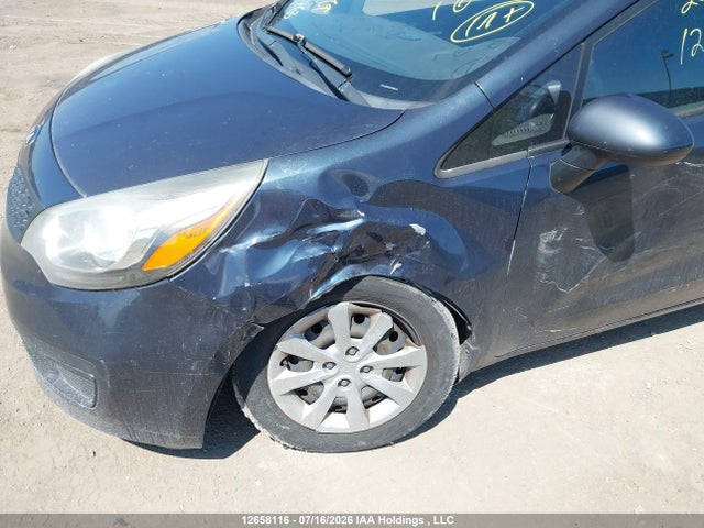 12658116 :رقم المزاد ، KNADM4A32E6380479 vin ، 2014 Kia Rio Lx مزاد بيع