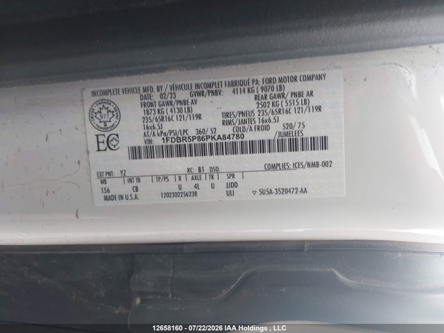 Ford Transit T-250 2023 1FDBR5P86PKA84780 Image 9