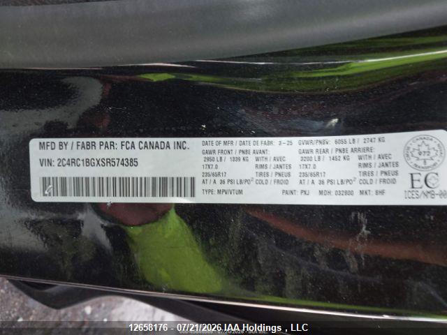 Chrysler Pacifica Select 2025 2C4RC1BGXSR574385 Image 10