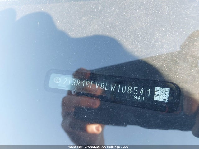Продаж на аукціоні авто 2020 Toyota Rav4 Xle, vin: 2T3R1RFV8LW108541, номер лоту: 12658188