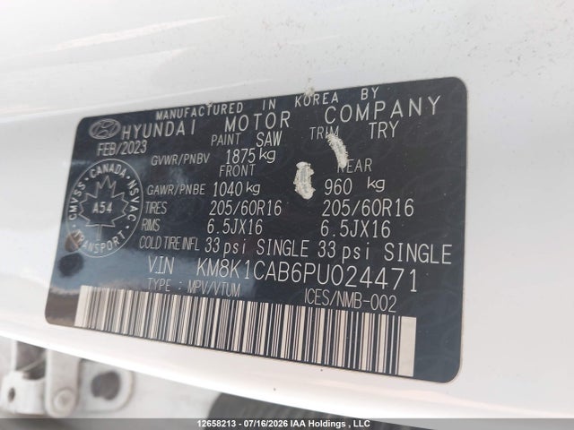 Hyundai Kona Essential Awd 2023 KM8K1CAB6PU024471 Image 20