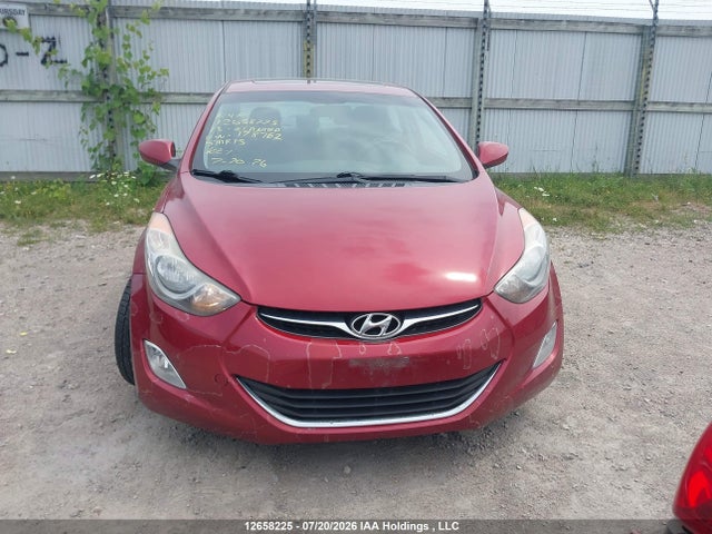 12658225 :رقم المزاد ، 5NPDH4AEXDH178762 vin ، 2013 Hyundai Elantra Limited مزاد بيع