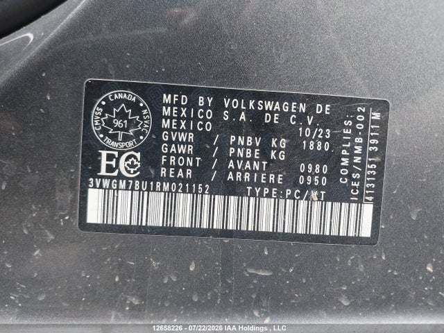 Volkswagen JETTA SEL 2024 3VWGM7BU1RM021152 Image 9