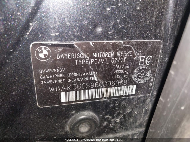 Продаж на аукціоні авто 2012 Bmw 750i Xdrive, vin: WBAKC6C59CC396388, номер лоту: 12658234