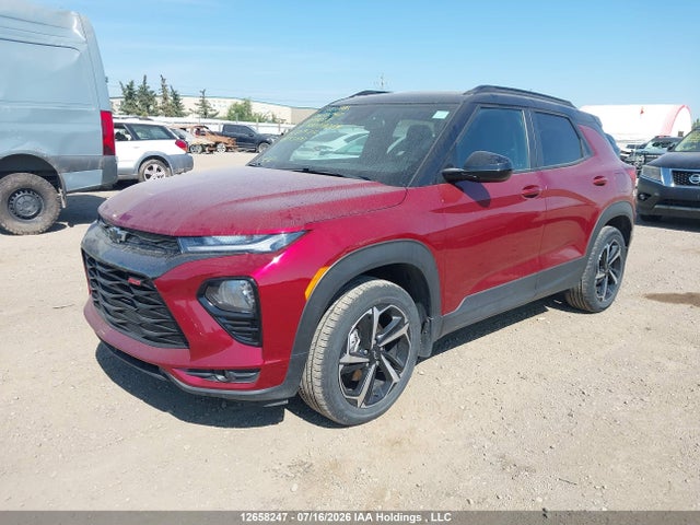 2022 Chevrolet Trailblazer Rs მანქანა იყიდება აუქციონზე, vin: KL79MUSLXNB144058, აუქციონის ნომერი: 12658247