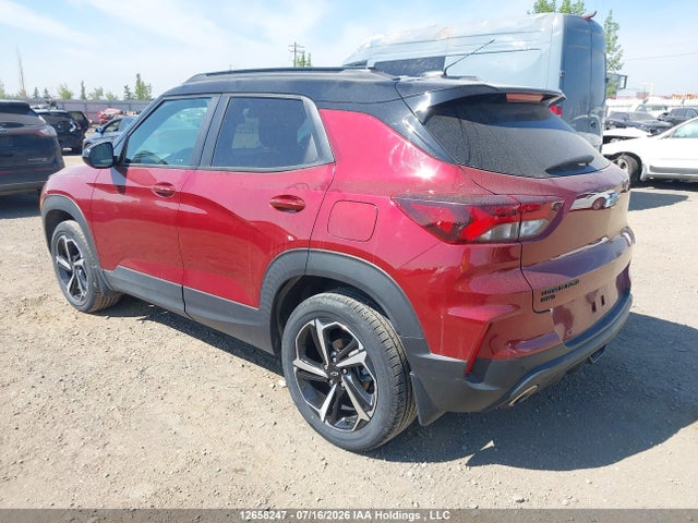 2022 Chevrolet Trailblazer Rs მანქანა იყიდება აუქციონზე, vin: KL79MUSLXNB144058, აუქციონის ნომერი: 12658247