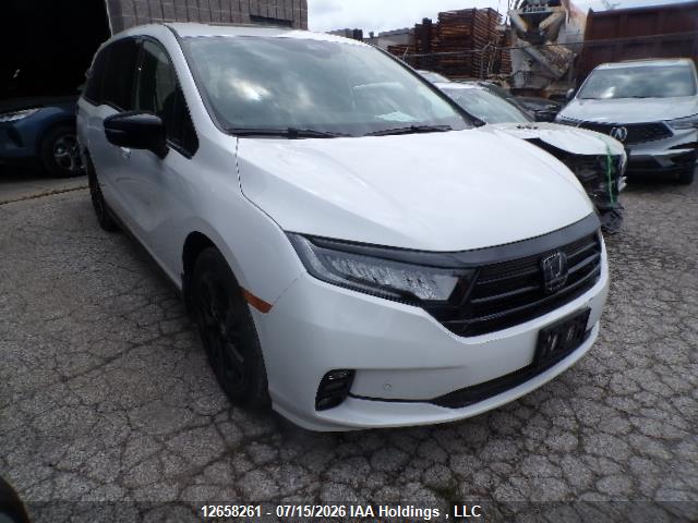 12658261 :رقم المزاد ، 5FNRL6H0XRB500770 vin ، 2024 Honda Odyssey Black Edition مزاد بيع