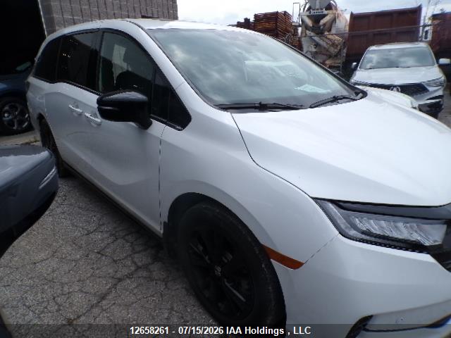 12658261 :رقم المزاد ، 5FNRL6H0XRB500770 vin ، 2024 Honda Odyssey Black Edition مزاد بيع