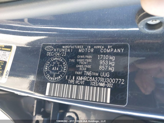 2024 Hyundai Venue Ultimate With Denim Interior მანქანა იყიდება აუქციონზე, vin: KMHRC8A37RU300772, აუქციონის ნომერი: 12658282