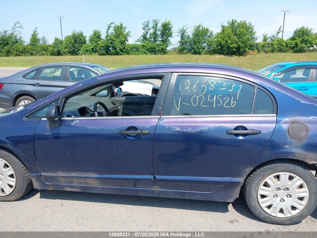 2006 Honda Civic Dx-g მანქანა იყიდება აუქციონზე, vin: 2HGFA16376H024526, აუქციონის ნომერი: 12658331