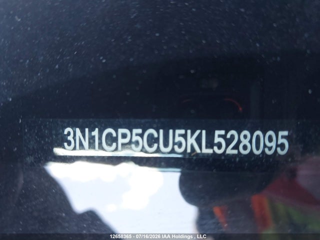3N1CP5CU5KL528095 Nissan Kicks S/sr/sv