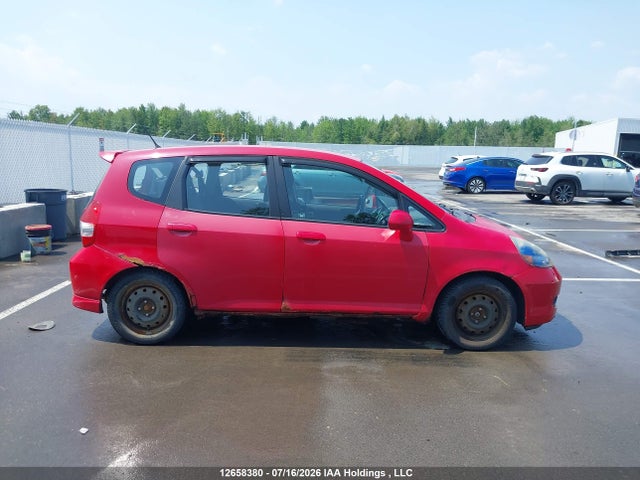 12658380 :رقم المزاد ، JHMGD38698S813364 vin ، 2008 Honda Fit Sport مزاد بيع