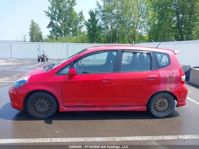 12658380 :رقم المزاد ، JHMGD38698S813364 vin ، 2008 Honda Fit Sport مزاد بيع