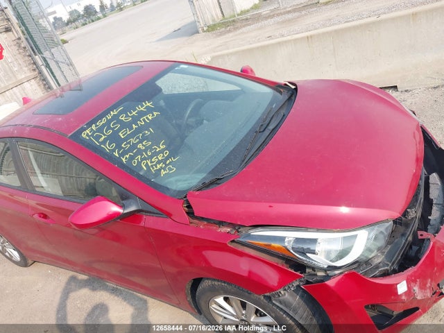Продаж на аукціоні авто 2016 Hyundai Elantra Se/sport/limited, vin: KMHDH4AE9GU576731, номер лоту: 12658444