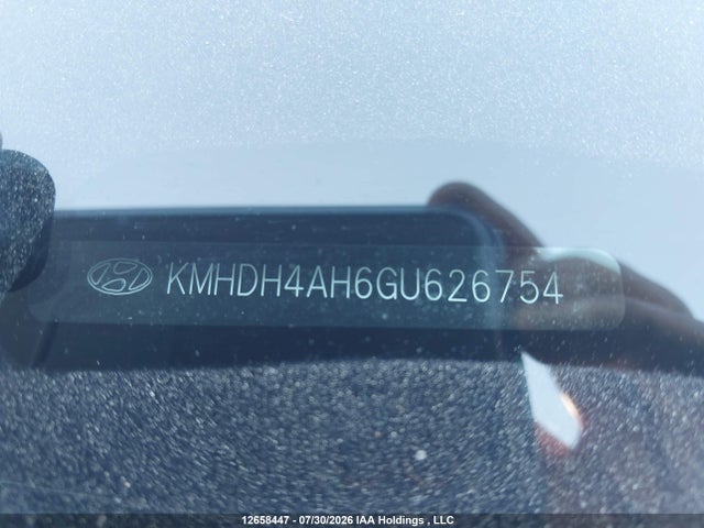 KMHDH4AH6GU626754 Hyundai Elantra Gls