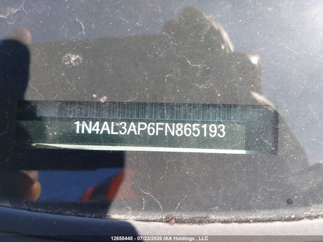 Nissan Altima 2015 1N4AL3AP6FN865193 Image 9