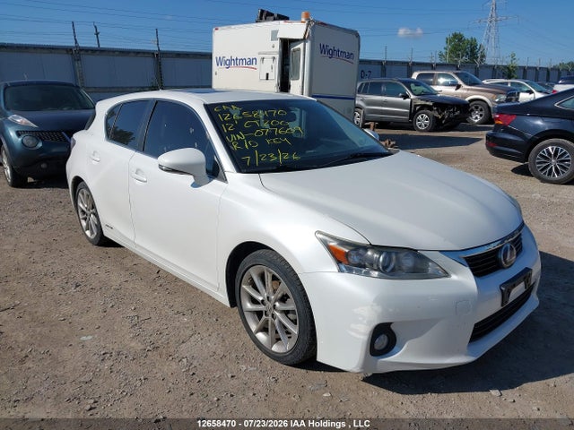 Auction sale of the 2012 Lexus Ct 200, vin: JTHKD5BH1C2077609, lot number: 12658470