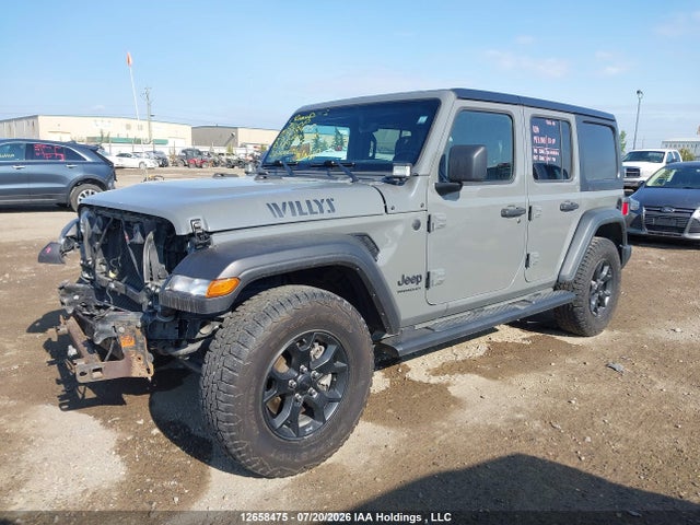 2023 Jeep Wrangler 4-door Willys მანქანა იყიდება აუქციონზე, vin: 1C4HJXDG2PW589365, აუქციონის ნომერი: 12658475