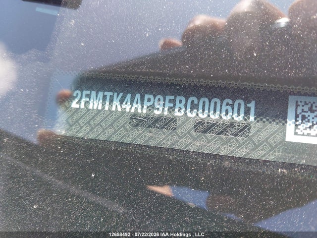 Продаж на аукціоні авто 2015 Ford Edge, vin: 2FMTK4AP9FBC00601, номер лоту: 12658492