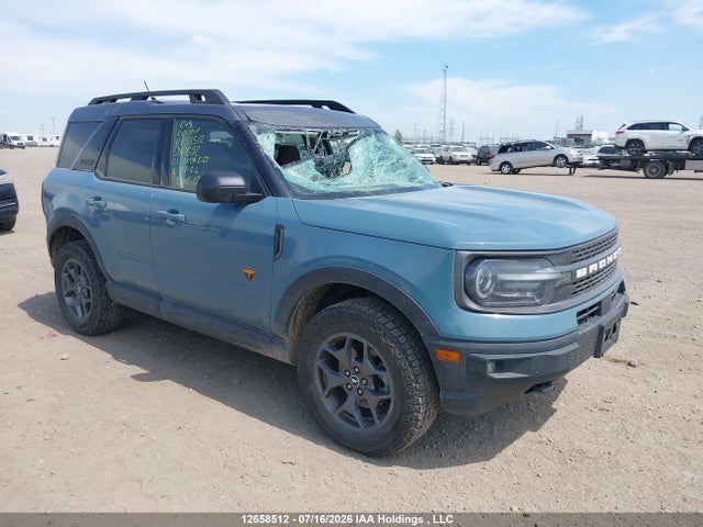 12658512 :رقم المزاد ، 3FMCR9D90MRA14692 vin ، 2021 Ford Bronco Sport Badlands مزاد بيع
