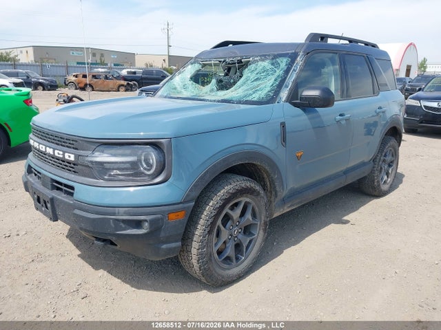 2021 Ford Bronco Sport Badlands მანქანა იყიდება აუქციონზე, vin: 3FMCR9D90MRA14692, აუქციონის ნომერი: 12658512