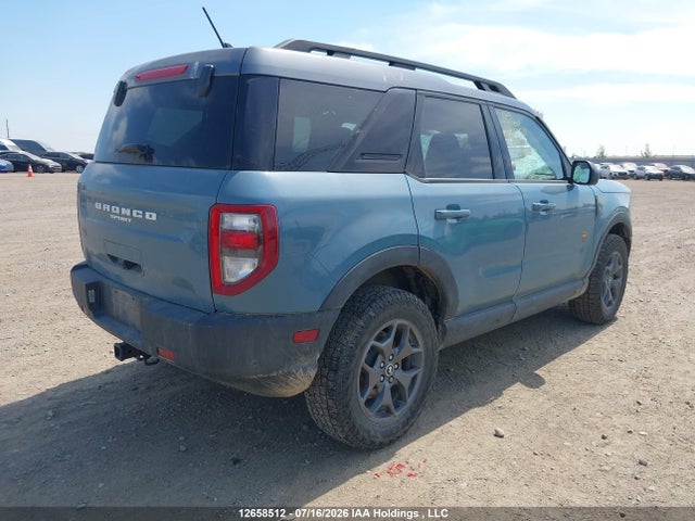2021 Ford Bronco Sport Badlands მანქანა იყიდება აუქციონზე, vin: 3FMCR9D90MRA14692, აუქციონის ნომერი: 12658512