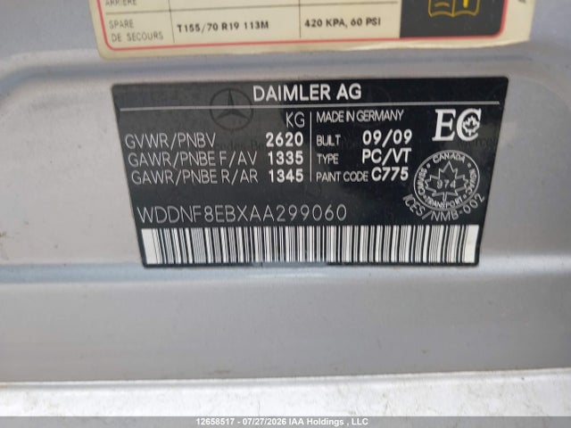 Продажа на аукционе авто 2010 Mercedes-benz S 450 4matic, vin: WDDNF8EBXAA299060, номер лота: 12658517