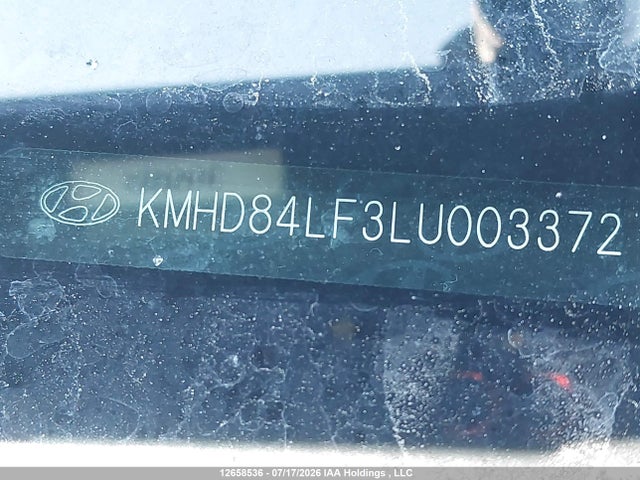 2020 Hyundai Elantra Sel/value/limited მანქანა იყიდება აუქციონზე, vin: KMHD84LF3LU003372, აუქციონის ნომერი: 12658536