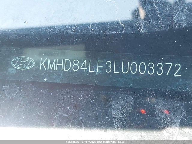 2020 Hyundai Elantra Sel/value/limited მანქანა იყიდება აუქციონზე, vin: KMHD84LF3LU003372, აუქციონის ნომერი: 12658536