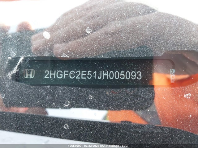 Honda Civic Lx 2018 2HGFC2E51JH005093 Image 19