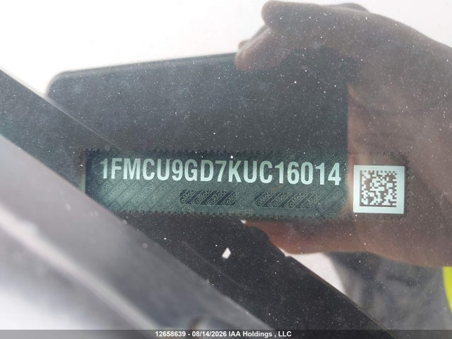 Ford ESCAPE SE 2019 1FMCU9GD7KUC16014 Image 9