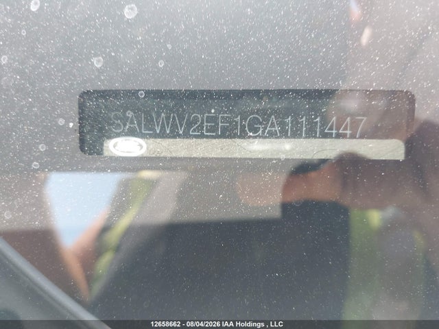 SALWV2EF1GA111447 Land Rover Range Rover Sport Autobiography