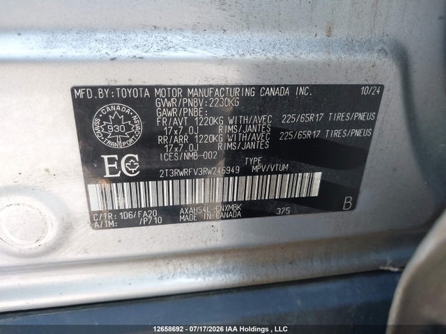 Продажа на аукционе авто 2024 Toyota Rav4 Xle/woodland Edition, vin: 2T3RWRFV3RW246949, номер лота: 12658692