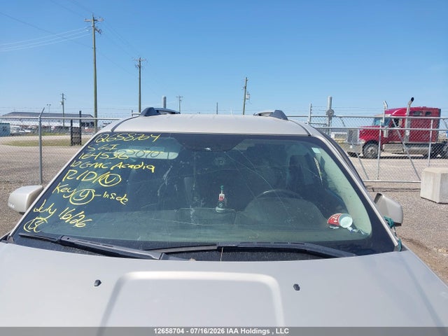 12658704 :رقم المزاد ، 1GKLVMED1AJ164536 vin ، 2010 Gmc Acadia Slt مزاد بيع