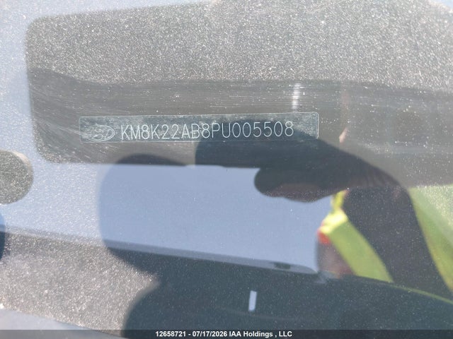 KM8K22AB8PU005508 Hyundai Kona