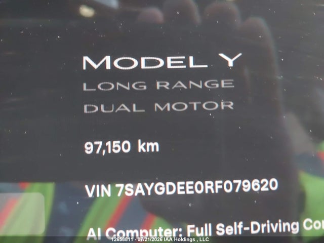 Tesla Model Y 2024 7SAYGDEE0RF079620 Image 16