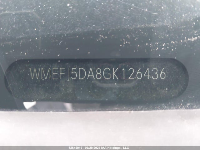 WMEFJ5DA8GK126436 Smart Fortwo Passion/prime/pure