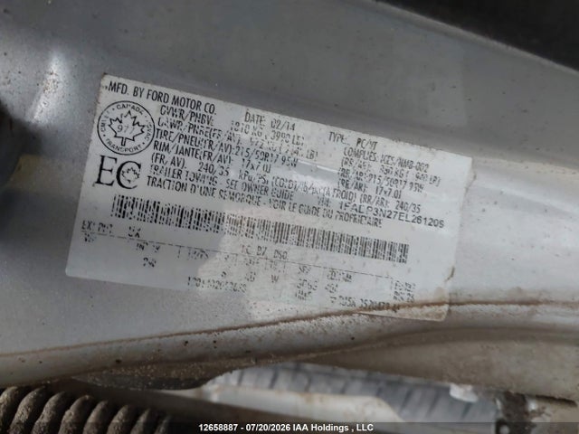 2014 Ford Focus Titanium მანქანა იყიდება აუქციონზე, vin: 1FADP3N27EL261209, აუქციონის ნომერი: 12658887